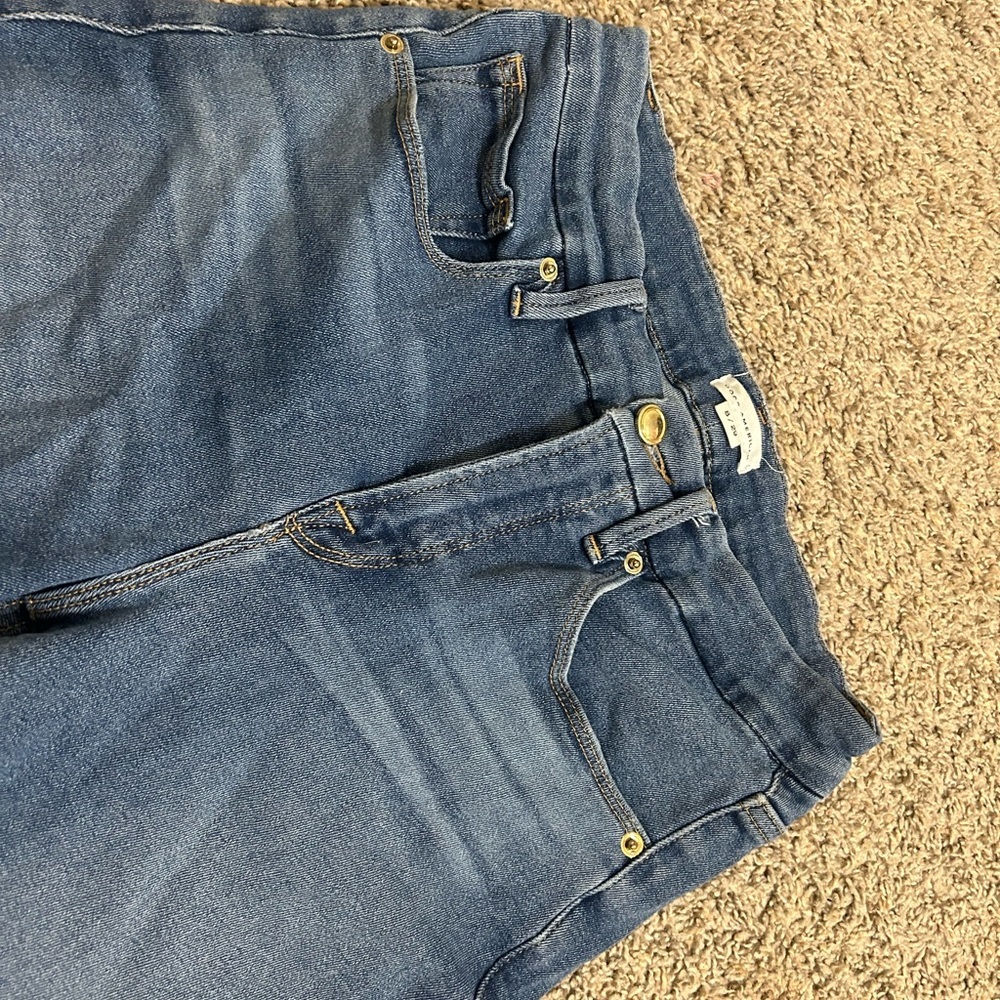 Good American Medium Blue High-Rise Skinny Jeans Women's Size 8/29 Cotton Blend - Picture 7 of 7